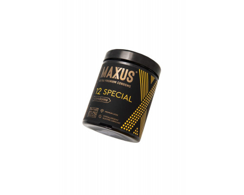 Презервативы Maxus Special, точечно-ребристые, латекс,12 шт