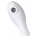 Вакуумный стимулятор клитора с вибрацией Satisfyer Curvy Trinity 5 Connect App, белый, 16,5 см