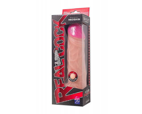 Фаллоимитатор-гигант LoveToy, реалистичный, neoskin, телесный, 27 см, Ø 6,8 см