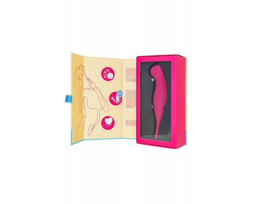 Точечный вибратор с вакуумной стимуляцией Satisfyer Twirling Pro Connect App, силикон, красный, 20см