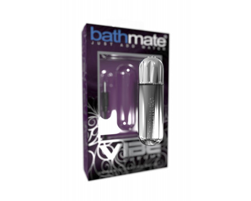 Вибропуля Bathmate Vibe Bullet Chrome, пластик, серебряная
