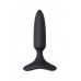 Анальная втулка LOVENSE Hush 2 (XS), силикон, черная, 12,1 см, Ø 2,5 см