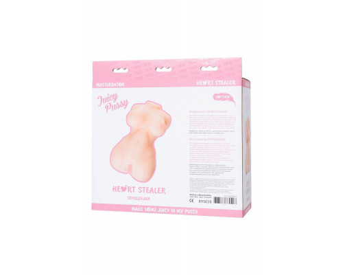 Мастурбатор реалистичный Juicy Pussy by TOYFA, Heart stealer, TPE, телесный