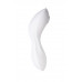 Вакуумный стимулятор клитора с вибрацией Satisfyer Curvy Trinity 5 Connect App, белый, 16,5 см