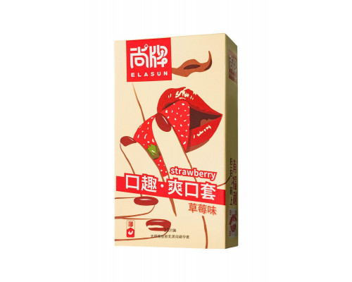 Презервативы Elasun Strawberry,10 шт