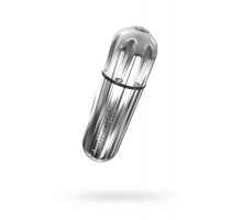 Вибропуля Bathmate Vibe Bullet Chrome, пластик, серебряная