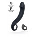 Анальный стимулятор POPO Pleasure by TOY Dorado, водонепроницаемый, силикон, черный, 18 см, Ø 3,5 см