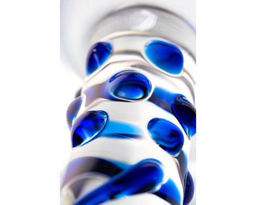 Нереалистичный фаллоимитатор Sexus Glass, стекло, прозрачный, 18 см