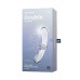 Двусторонний фаллоимитатор Satisfyer Double Crystal, стекло, прозрачный, 19,5 см