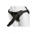 Страпон LoveToy с поясом Harness, с 2 насадками, neoskin, черный, 17,5 см