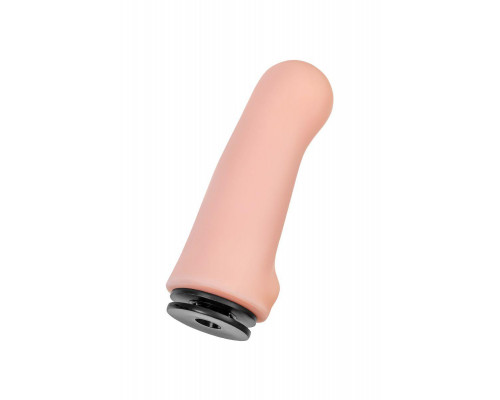 Трусики для страпона RealStick Strap-On Emery c TPR насадкой, экокожа, черные