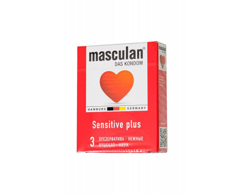 Презервативы Masculan, classic 1, нежные, 18,5 см, 5,3 см, 3 шт.