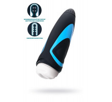 Мастурбатор нереалистичный Satisfyer Men, силикон, чёрный, 25,5 см.