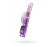 Вибратор с клиторальным стимулятором A-Toys by TOYFA High-Tech fantasy, TPE, фиолетовый, 22 см