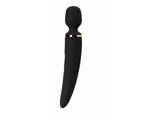 Нереалистичный вибратор Satisfyer Wand-er Woman, ABS пластик, черный, 34 см