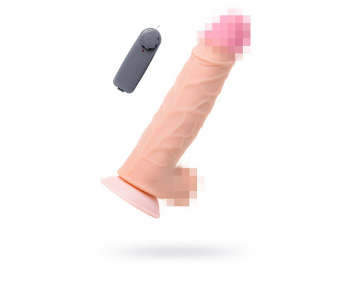 Вибратор-гигант LoveToy, реалистичный, neoskin, телесный, 26 см, Ø 6,1 см