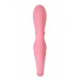 Нереалистичный вибратор Satisfyer Hug me Connect App, силикон, розовый, 20,5 см