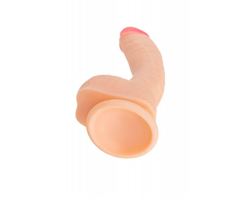 Реалистичный фаллоимитатор RealStick Nude Nash, PVC, телесный, 18 см