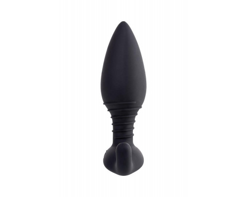 Анальная втулка LOVENSE Hush (S), силикон, черная, 12,1 см