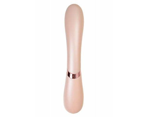 Вибратор Satisfyer Hot Lover Connect App с клиторальным стимулятором, золотистый, 20,4 см