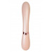 Вибратор Satisfyer Hot Lover Connect App с клиторальным стимулятором, золотистый, 20,4 см