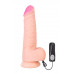Вибратор-гигант LoveToy, реалистичный, neoskin, телесный, 27 см, Ø 6,1 см