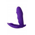 Вибратор A-Toys by TOYFA Fash с клиторальным стимулятором, силикон, фиолетовый, 12 см