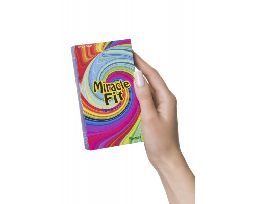 Презервативы Sagami, miracle fit, латекс, 18,5 см, 5,2 см, 10 шт.