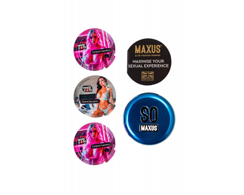 Презервативы Maxus XXL,  латекс, увеличенный размер 3 шт.