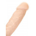 Фаллоимитатор RealStick Silicone Charlie H, сайлекспан, телесный, 18 см