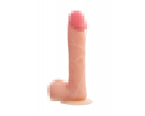Фаллоимитатор RealStick Silicone Henry C, телесный, 25 см