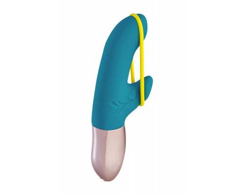 Вибратор Fun Factory AMORINO, силикон, голубой, 17 см