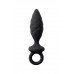 Анальная пробка Erotist Strob M - size, силикон,черная, 13,5 см
