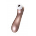 Вакуум-волновой стимулятор клитора Satisfyer Pro 2+, силикон, розовое золото, 15 см