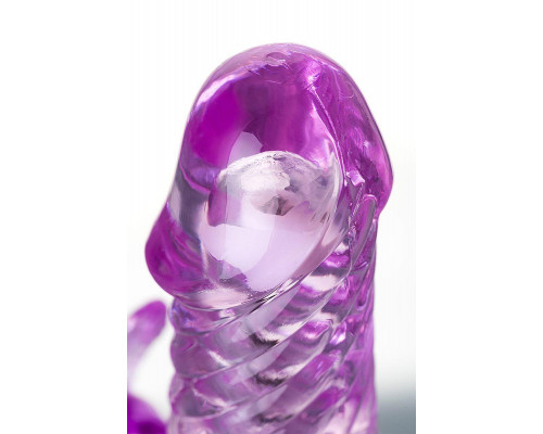 Вибратор с клиторальным стимулятором A-Toys by TOYFA High-Tech fantasy, TPE, фиолетовый, 22, 5 см
