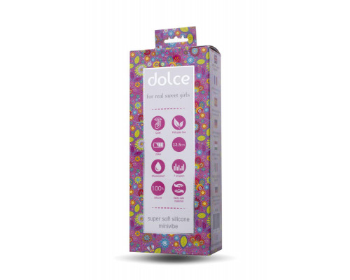 Вибратор TOYFA Dolce Jaden, силикон, розовый, 12,5см