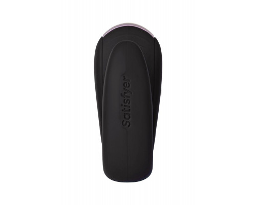 Стимулятор для пар Satisfyer Double Fun Connect App, с пультом ДУ, силикон, черный, 9 см