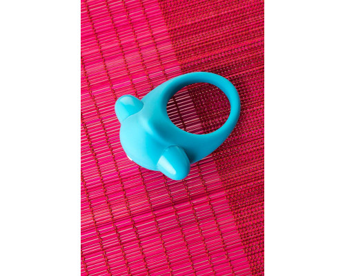 Эрекционное кольцо на пенис TOYFA A-Toys, силикон, голубой, Ø 5,4 см