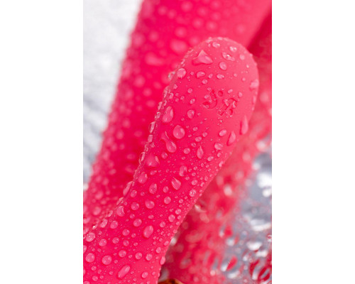 Нереалистичный вибратор Satisfyer Mono Flex Connect App, силикон, красный, 20,4 см.