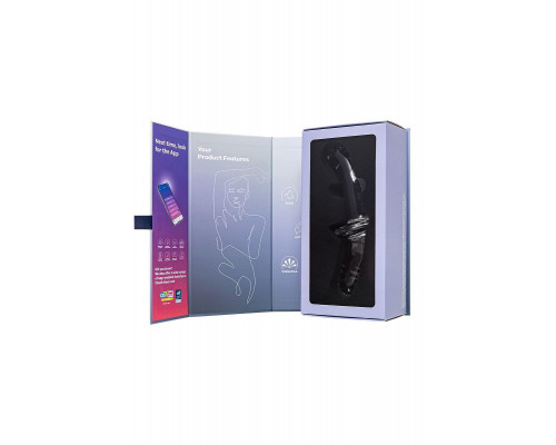 Двусторонний фаллоимитатор Satisfyer Double Crystal, стекло, прозрачный, 19,5 см