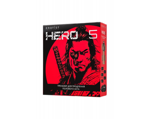 Многофункциональный тренажер для мужчин Erotist Hero 5, ТРЕ, черный, 10,5 см