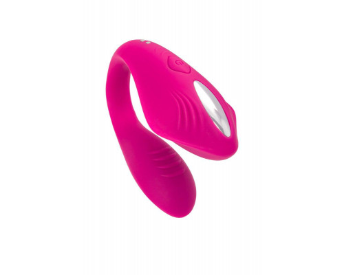 Вибратор для пар A-Toys by TOYFA Cobrum, силикон, розовый, 9,6 см