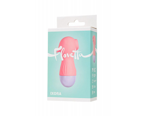 Вакуум-волновой стимулятор Flovetta IXORA, силикон, розовый, 9,8 см