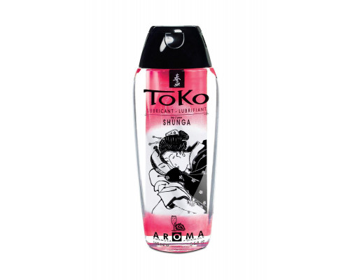Лубрикант Shunga Toko Aroma на водной основе, клубника и шампанское, 165 мл