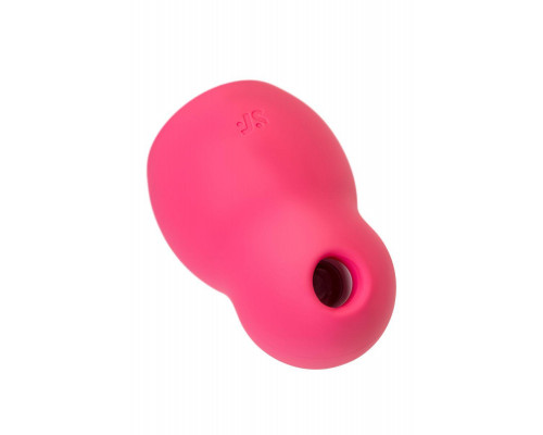 Вакуумный стимулятор клитора с вибрацией Satisfyer Pro To Go 1, красный, 9 см