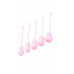 Набор вагинальных шариков Flovetta TULIPS, силикон, розовый, 5,3 см