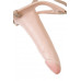Фаллопротез LoveToy поясной, телесный, 18 см