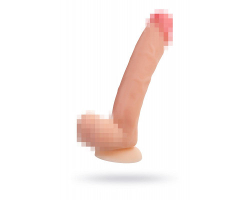Фаллоимитатор RealStick Silicone Henry C, телесный, 25 см