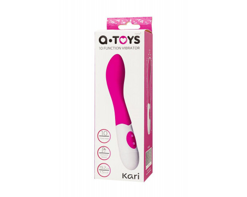 Стимулятор точки G A-Toys by TOYFA Kari, силикон, розовый, 19,2 см