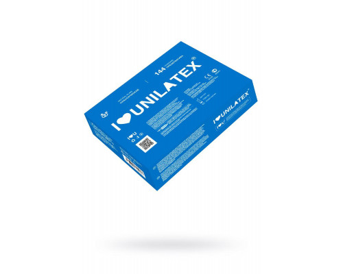 Презервативы Unilatex, natural plain, гладкие, классические, 19 см, 5,4 см, 144 шт.